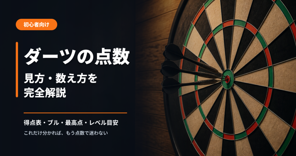 ダーツの点数
