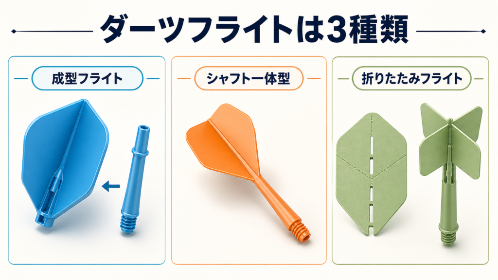 ダーツフライトの種類